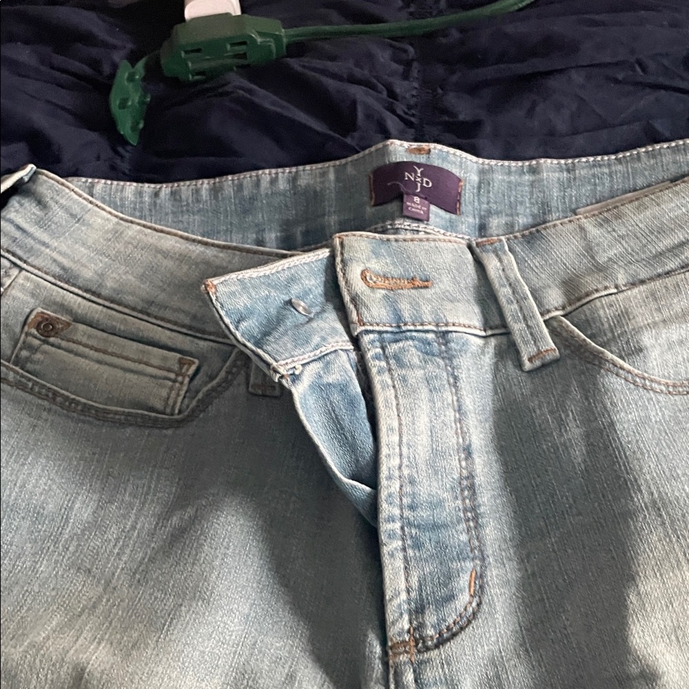 NYDJ womans Relaxed Fit Jeans in Light Blue